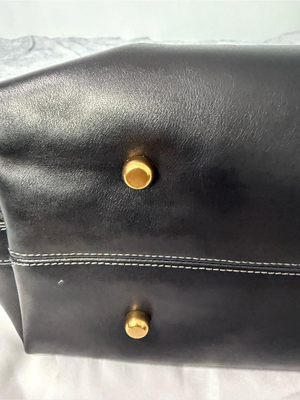 Coach Empire 40 Black Leather Handbag - Picture 4 of 13